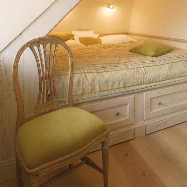 Gemütliches Bett im Tipkenhoog in Keitum auf Sylt